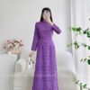 Áo dài gấm tơ hoa liễu tím kiotviet 4c9c7e4c4287802f217deba458c76918