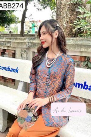 Abb cao cấp tay loe tím quân cam