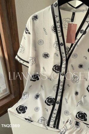 Set tay ngắn quần dài 3 món hoa Hồng đen kiotviet 5445bf3e41e553c0fc9f4b1785f6c9cc