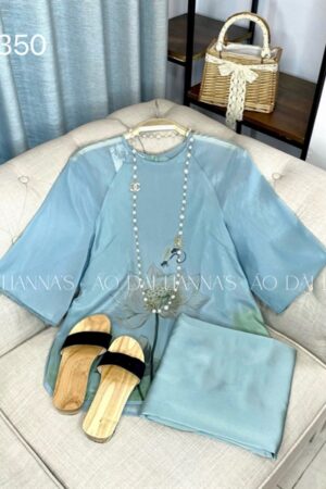 Set đi lễ dark blue tơ hoa sen kiotviet 57d6271fec8f853bea670bf5d0537f72