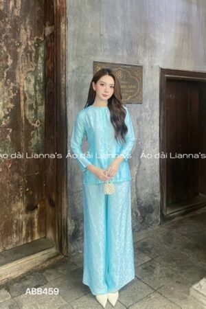 Set bà ba lụa hà dong xanh Ngọc