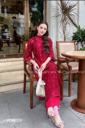 Áo dài cách tan lông hoa đỏ kiotviet 5fc95dab02f5719b30bb7f6d23b219d6