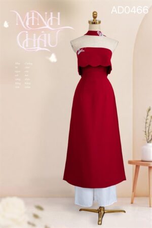 Áo đỏ dài bướm quai cổ kiotviet 620a53d3068e2818832afa7dd8795c66