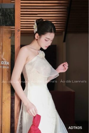 Áo dài thiệt ke yếm trang kem kiotviet 68621f7b61bca8168523d103ab18e11a