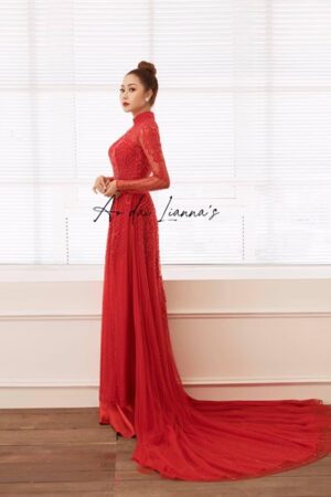 Áo dài cưới thiết kế đỏ cao cấp kiotviet 6bcd5b51031830dd6bb7f9c635002a47