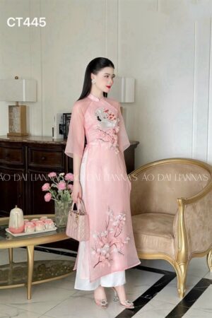 AD cach tan hồng phấn _ thêu và đính kết hoa nổi 3D kiotviet 702f2081c4105f682f18932984422247