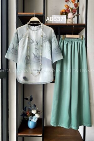 Áo bà ba tơ xanh lá trúc kiotviet 71908dd33dfdb1d77ed25363d34f01ec