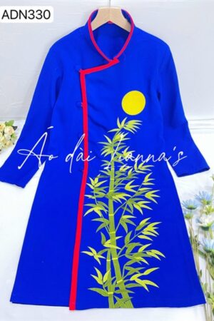 ADN xanh dương thêu cây tre