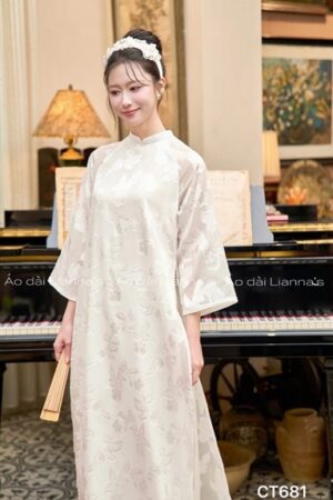 áo dài cách Tân tơ bướm trắng kiotviet 72d0b04edf169a8d93b06cc2aaf19742