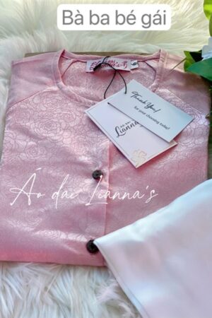Áo bà ba bé gái hong phấn