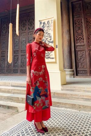 AD Tết đỏ hoa đào