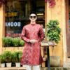 áo dài gam nam đỏ hoa tiết gold kiotviet 802a5990dd1b6766f39ca02424260b45