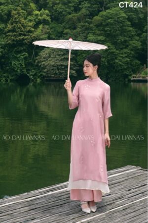 Cach tan suông tơ crep Hồng đỗ theu hoa kiotviet 820937a6a305383418ed379e17f46047