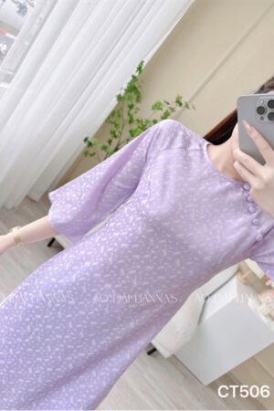 AD suông tím hoạ tiết chuồng chuồng kiotviet 85e85e0558fbc291e66efc7d188c10d2