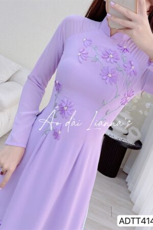 Chiffon lavender kết hoa ruy băng kiotviet 8b64c909c64e1e4c589d86a7d5478714