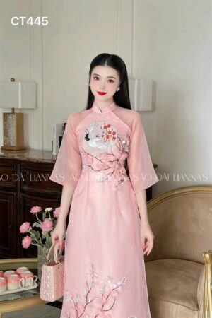 AD cach tan hồng phấn _ thêu và đính kết hoa nổi 3D kiotviet 8bb37e77d5ea48700892faf44a8133eb