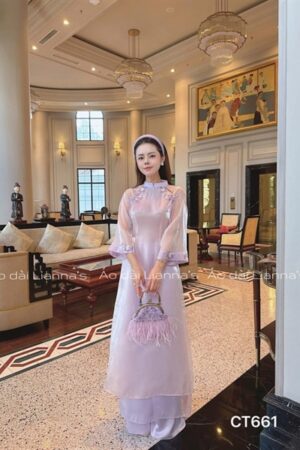 Áo dài cách Tân tím