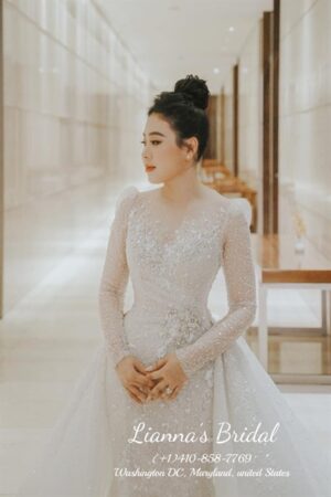 Váy cưới 2 in 1 cao cấp