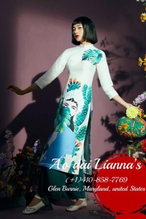 Trắng cô gái lá xAnh