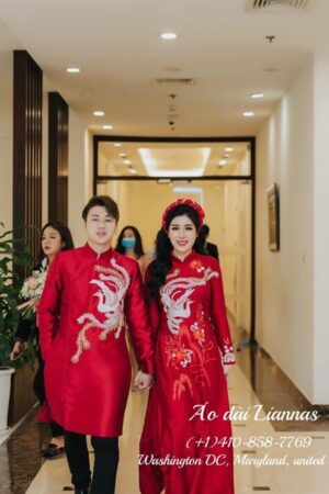 Set áo dài cưới uyen ương đỏ kiotviet 956cdae8f07b0e4f2ed0291d8c9df1a5