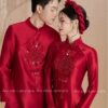 Cặp áo dài cưới đỏ cao cấp kiotviet 9e8cde51299fd7d52219a2dd2bea9e22