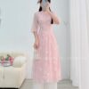 Áo dai CT ngọc trai theu hoa màu Hồng kiotviet 9f92a89d4d1712cc6974f34825c4f0fa