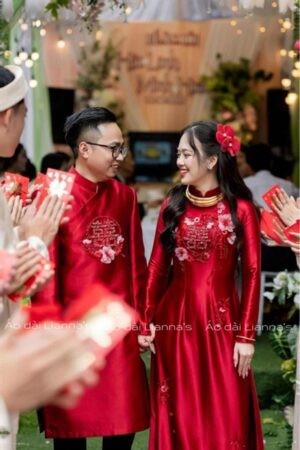 Cặp áo dài cưới đỏ cao cấp kiotviet a10b5df6e720e3ff74232990a184d15a