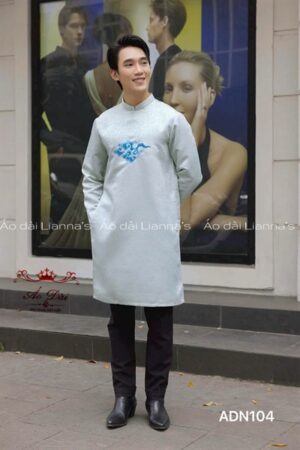 Áo dài nam xanh nhạt theeu mây xanh kiotviet a20bfa45ed91530de6d0dc06da1414d4