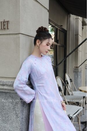 Áo dài tơ tằm lua hà đông tong tím kiotviet a70fd1d9917d3ec8b2ec28fe8106a79e