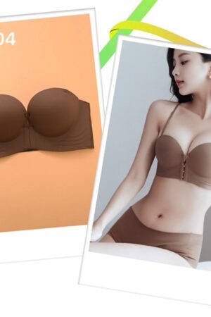 Bra 2 in 1 push up brown color