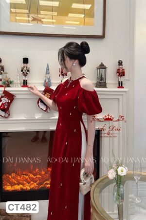 AD cach tan nhung đỏ đô kết hạt full áo kiotviet aac2a01c9d85f31103c35d9e351c86e1