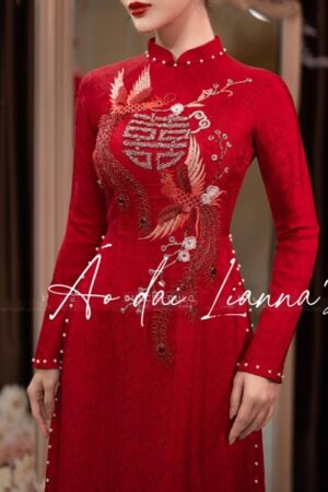Set áo dài cưới đỏ chữ hỷ thêu kết kiotviet ae1e95c146b5161588b62308a330bab1