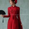 Áo dài cưới nữ đỏ kiotviet ba5561667ba9b64a73b9a667dba35bad