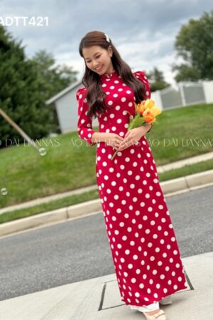 Áo dai chấm bi đỏ kiotviet be2bc3eb1b554a893cb5687f8c8d1b09