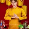 Áo dài nam vàng gold trơn cao cấp kiotviet c033ba9ad941f33dc3af44c5842a1c60