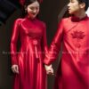Cặp áo dài cưới theu kết hoa sen kiotviet c181afba6a91c0a9c3aa69f75e32b616