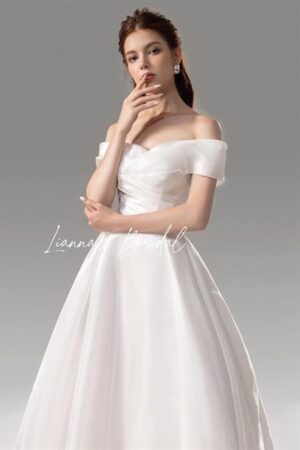 Váy cưới satin trơn basic kiotviet c82747c98c1a4348f3cbbf85df992ccf