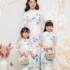 Áo dạ mẹ in hoa Hồng nhạt kiotviet ca35b3e84f2cc7560ef240882e9baaca