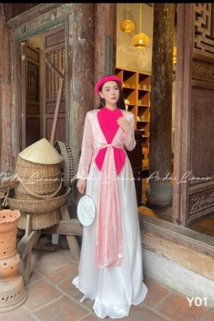 set tứ thân hồng