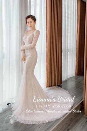 Váy cưới đuôi cá