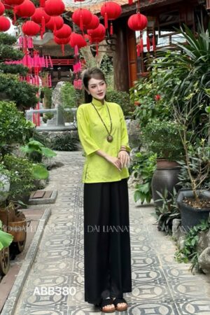 Set bà ba tơ tằm hoa cúc xanh cốm kiotviet d96ff912407fc1943fc535afc8a8a9ea