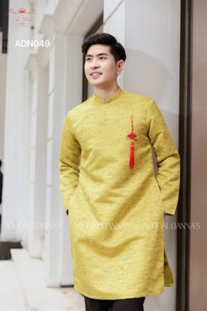 Áo dai nam tacpa vàng muối tiêu kiotviet e018378945349f5e633a2302a9cf40e7