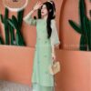 Áo dai CT tơ xanh cốm thêu hoa kiotviet e5e0ab2370009149f5a263ca771a7a22