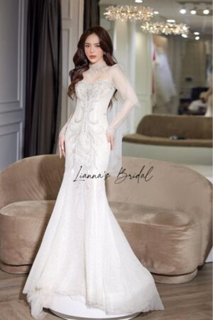 Váy cưới đuôi cá