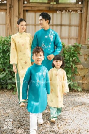 Áo dài bé trai gia đình Ngọc phúc kiotviet f61a4d380839af1e780c24f1ee1162c4