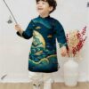 Áo dài be trai mây núi xanh lá _gam cao cap ko kiotviet f7654838362718163fb10a86137a8374