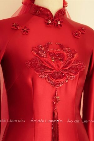 Cặp áo dài cưới đỏ cao cấp kiotviet f9b3e389c9fa6e55756df99386ca5b5f