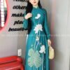 Áo dài cao cấp lụa valentino theu sen xanh dương kiotviet fdf947f26cdbbb6cb10701f5d624bf28