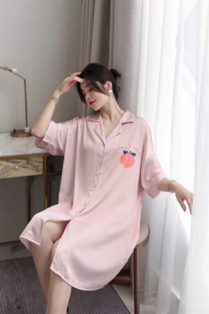 Váy lụa hồng keep it