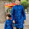 Áo dài nam tacpa xanh dương _Bố kiotviet 2d879162e788d093abd367aa0abd21a5